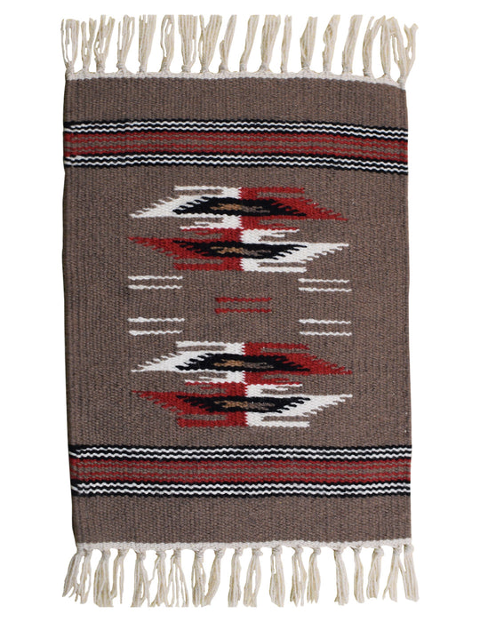Handwoven Wool Chimayo Style Mats-10" x 20"