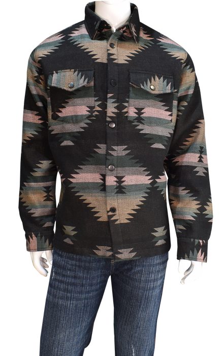 Southwest Woven Shacket #2, Medium