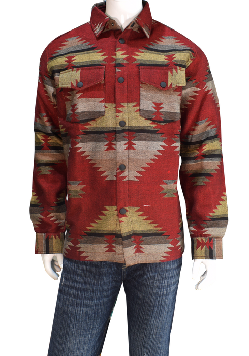 Southwest Woven Shacket #3, XL