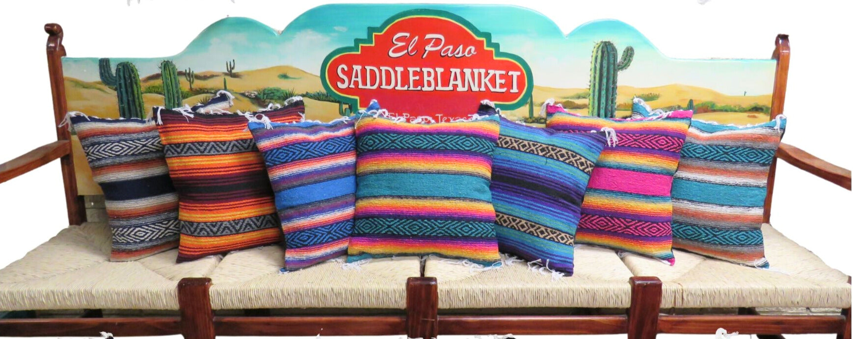 12 PACK Fiesta Fringed Pillow Covers with Inserts!