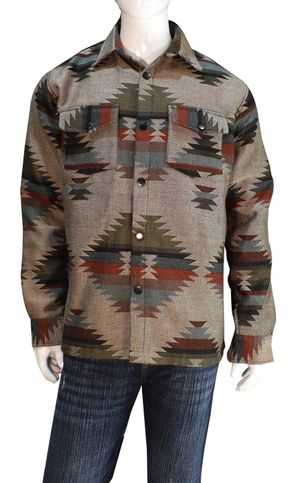 Southwest Woven Shacket #5, XL