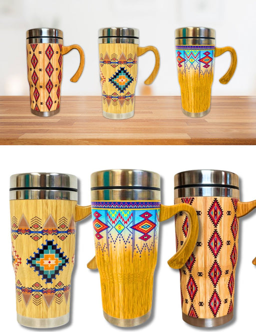 <FONT COLOR="RED">JUST IN!</FONT> 6 PACK Bamboo Travel Mugs ! $11.00 ea.!