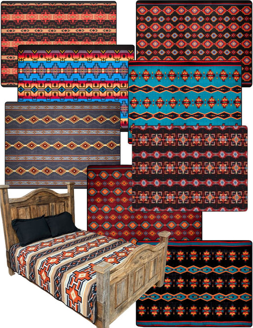 9 PACK Queen-Size Lodge Blankets, Only $16.00 each!