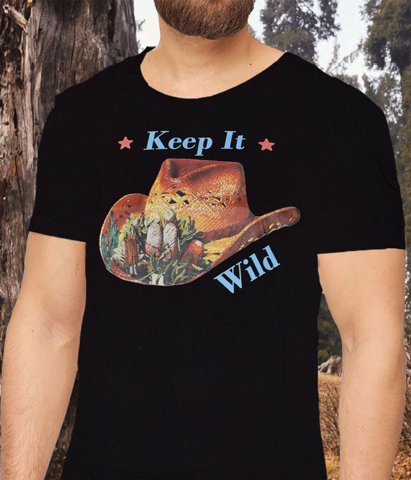 Premium Southwest T-Shirts- Keep it Wild, Medium