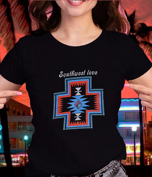 Premium Southwest T-Shirts- Southwest Love, Medium