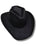 Arrowhead Western Top Large Cowboy Hat - Black