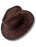 Arrowhead Top Large Cowboy Hat - Brown