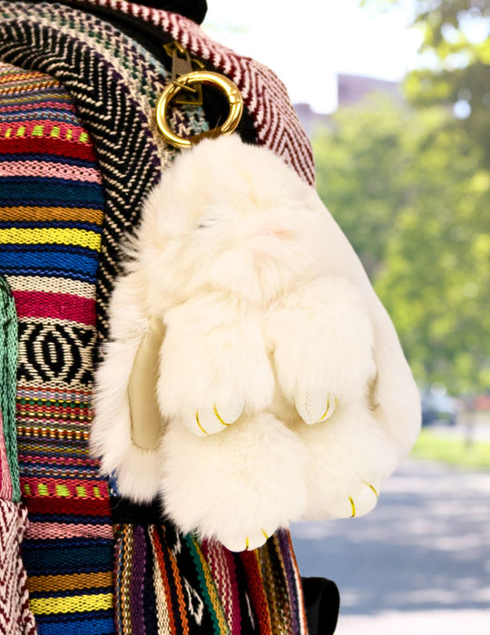 Authentic Rabbit Fur Keychain