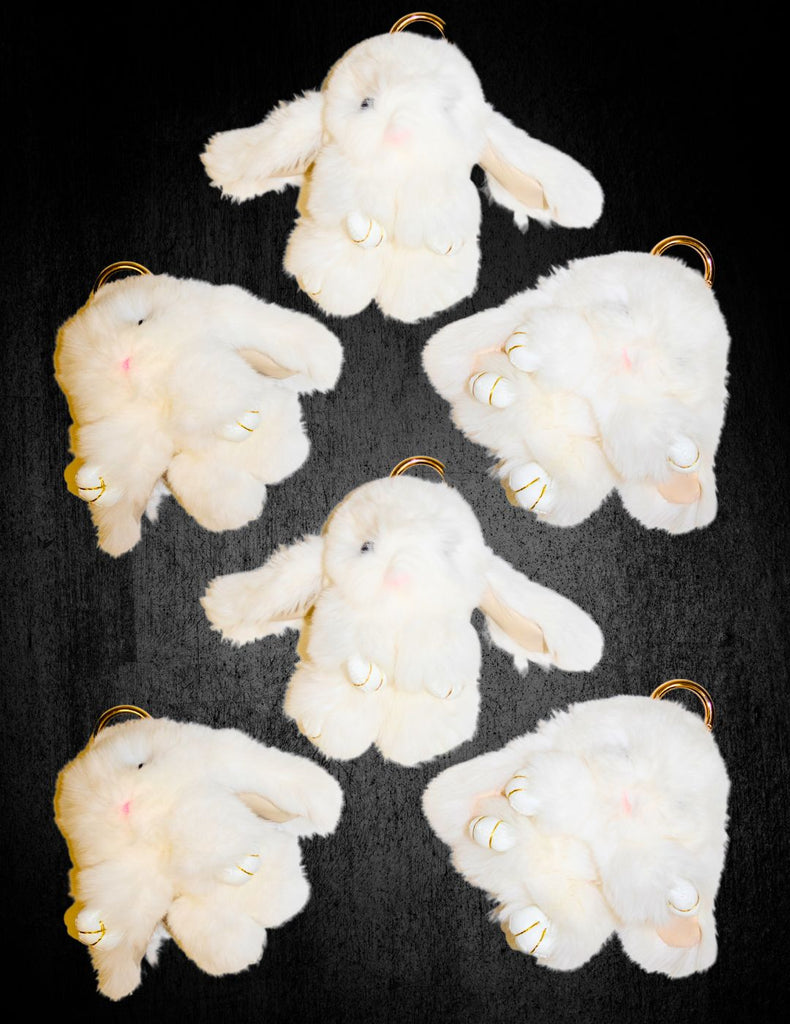 Authentic Rabbit Fur Keychain — El Paso Saddleblanket