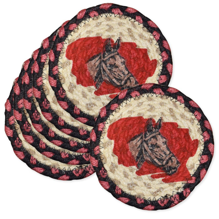 60 Assorted 6" Braided Jute Coasters Only $1.00 ea!