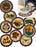 20 Assorted Braided Jute Round Trivets, Only $2.50 ea!!!