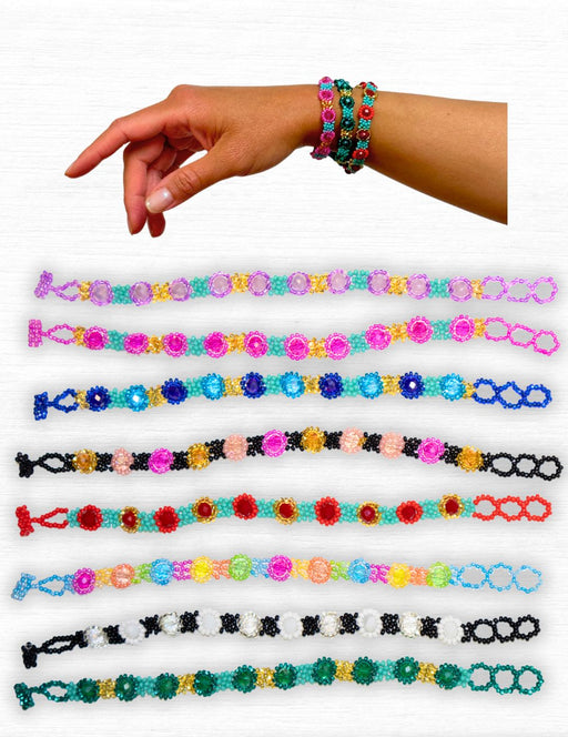 12 Pack Beaded Daisy Bracelets, Only $3.50ea!