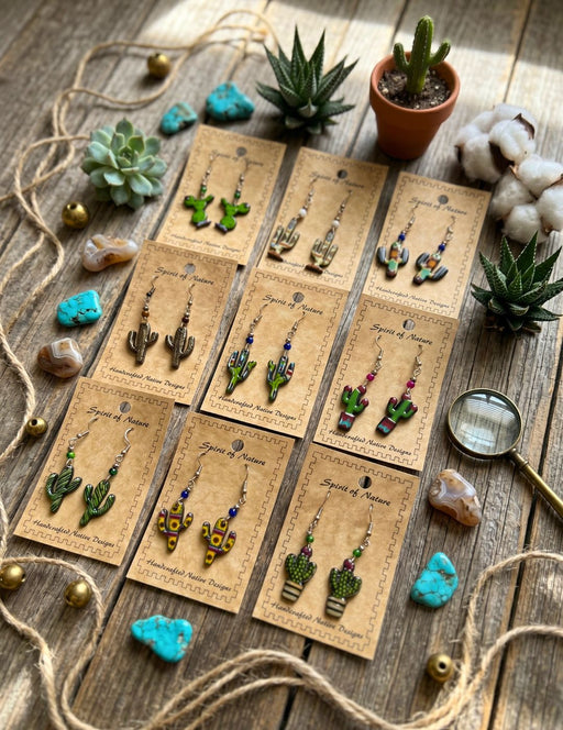Cactus Earrings