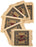 Cotton Stencil Coasters-Horse Heads Design