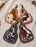 Cowhide Ear Tag Keychain