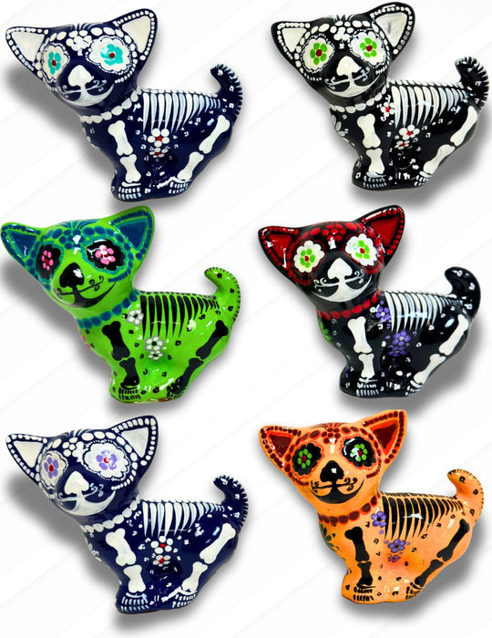 <FONT COLOR="RED">JUST IN!!</FONT> 6 Pack Ceramic Day of Dead Dog. Only $12.25.!!