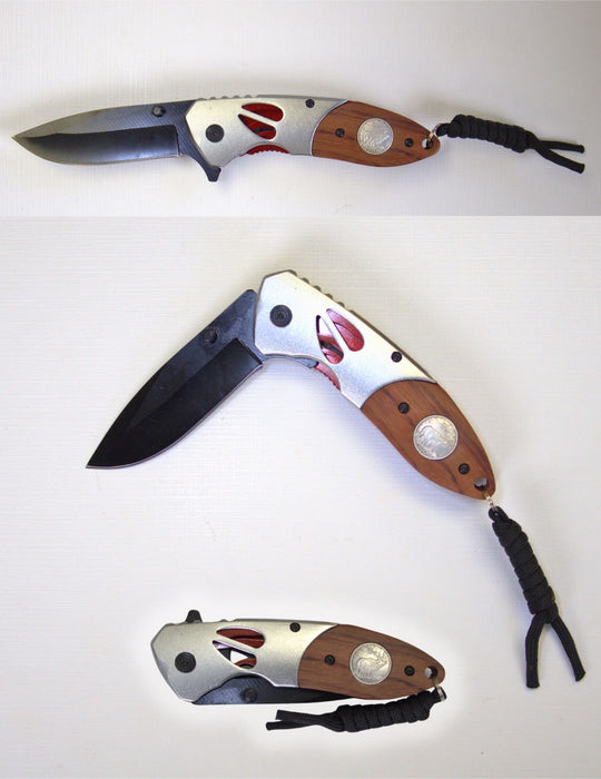 Deer Imprint Folding Pocket Knife