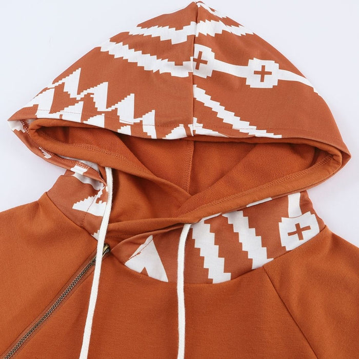 Women’s Double-Hooded Pullover Hoodie 2, Medium