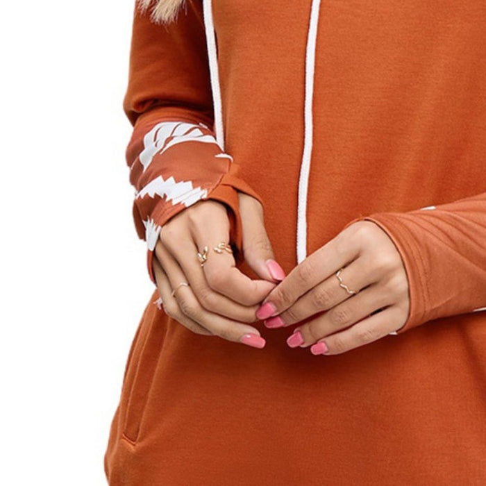 Women’s Double-Hooded Pullover Hoodie 2, Medium