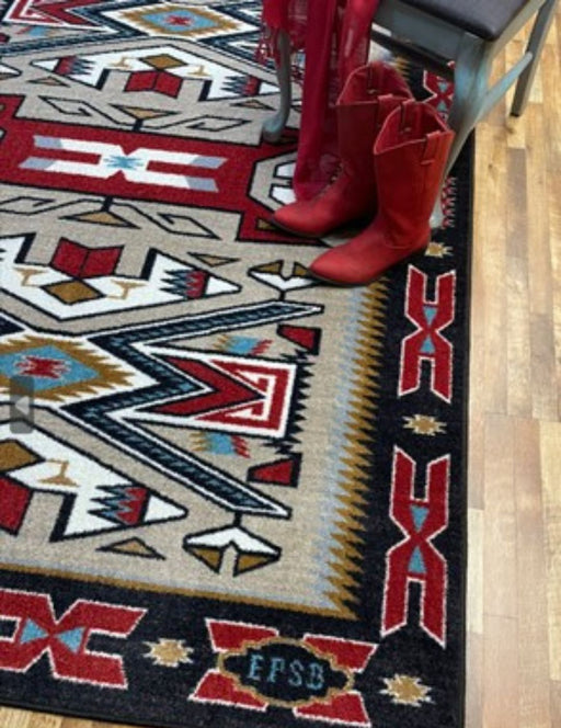 <font color="red">Made In USA</font> Home Field-Sands 5'X8' Southwest Tufted Area Rug