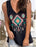 PRINTED SLEEVELESS TOP 4, Large
