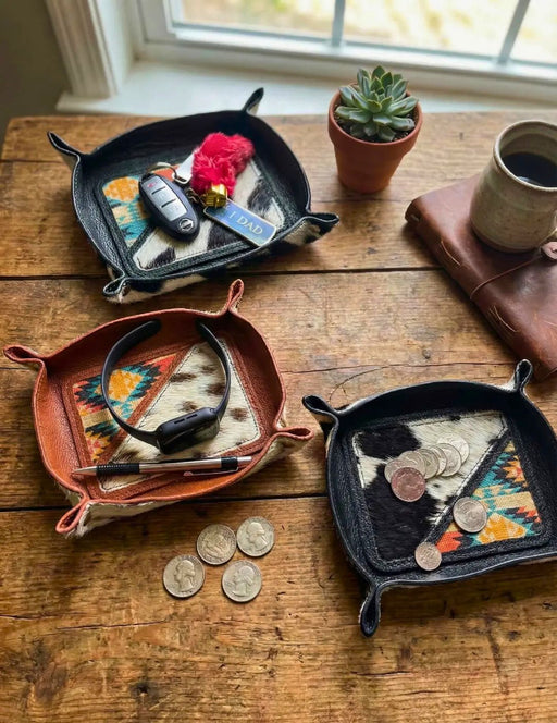 Fabric/Cowhide Tray