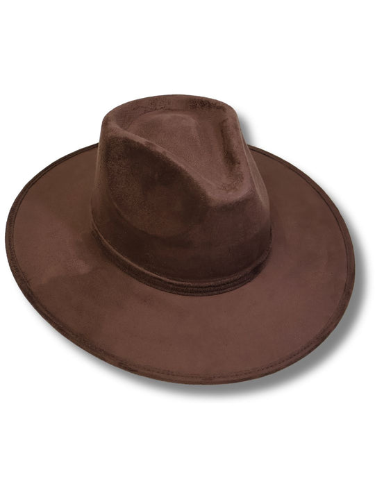 Fedora Medium Cowboy Hat - Brown