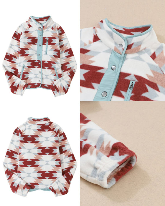 Fleece Buttoned Pullover 5, X-Large