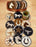 Cowhide coasters