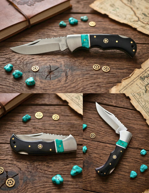 Horn & Turquoise Knife