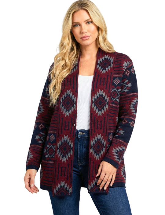 Knitted Cardigan Design #3B, Large