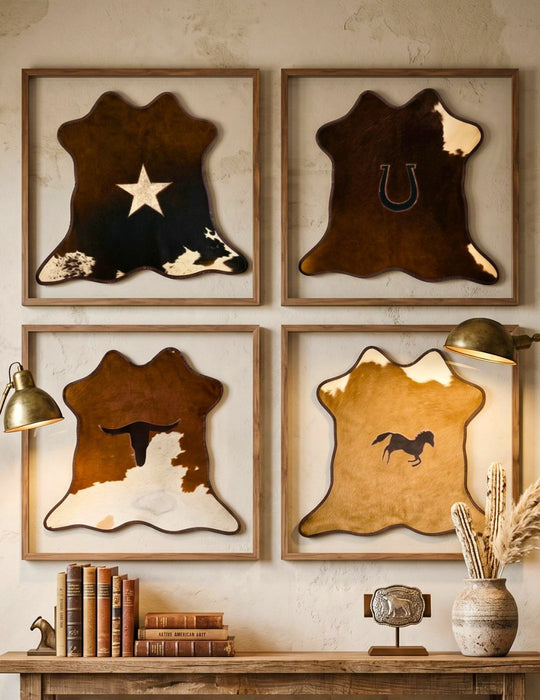 Mini Cowhide Patchwork Rug