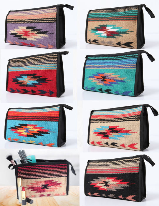 4 Pack - Southwest Makeup Bags