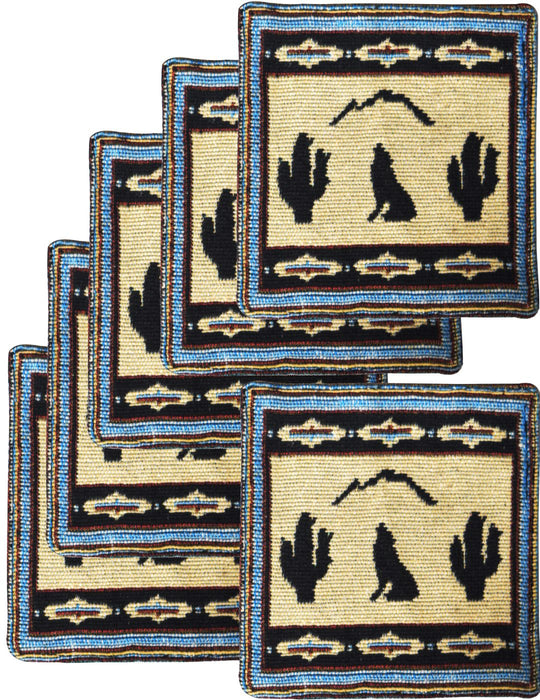 Southwest Jacquard Coasters, Design #10