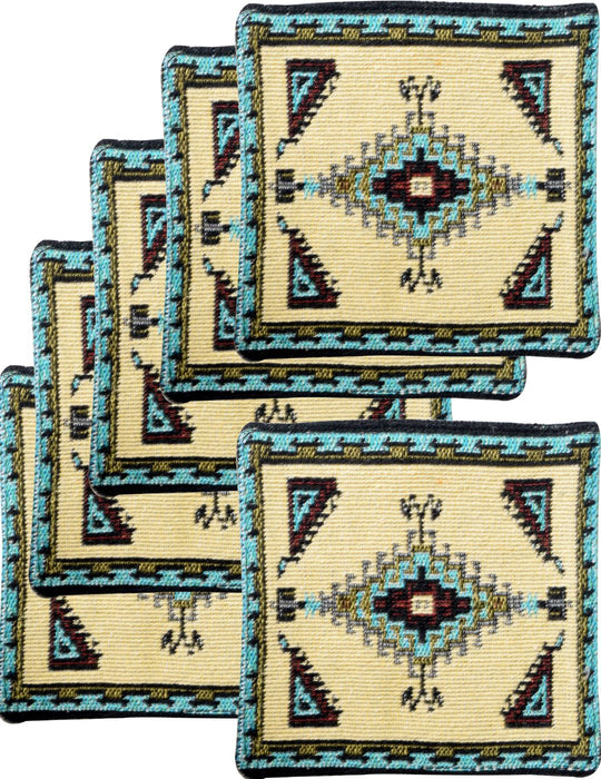 Southwest Jacquard Coasters, Design #2