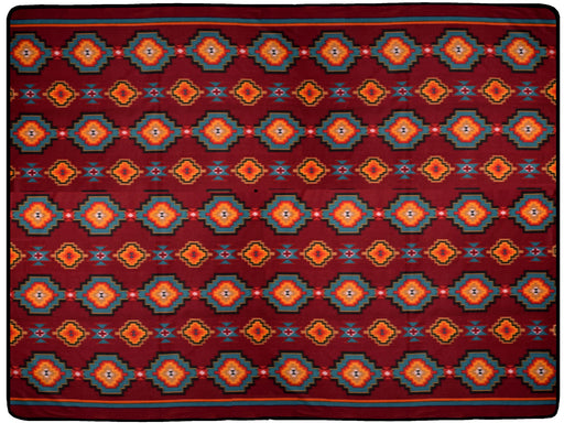 Queen-Size Lodge Blankets, Design  #28B