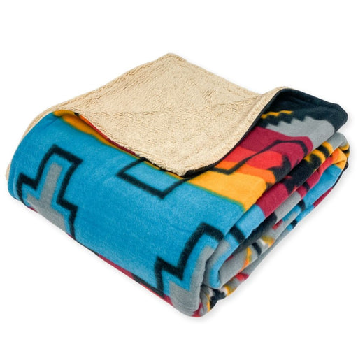 Sherpa-Lined Lodge Blankets, Design #1