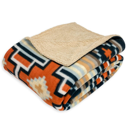 Sherpa-Lined Lodge Blankets, Design #32