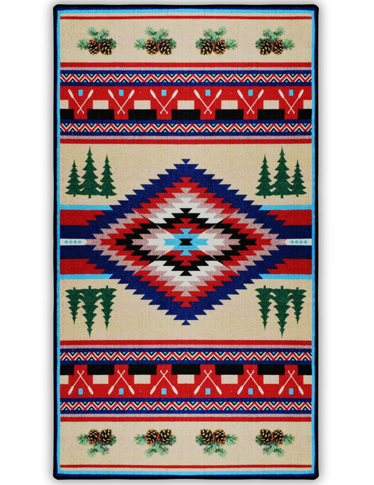 5' x 8' Southwest Tufted Area Rug #6