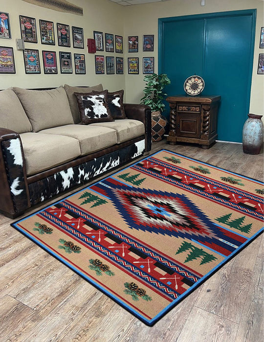 4' x 6' Southwest Tufted Area Rug #6