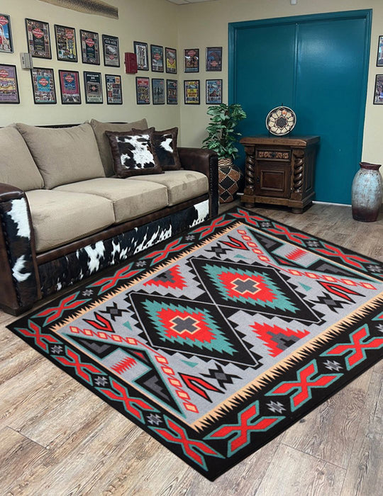 4' x 6' Southwest Tufted Area Rug #9