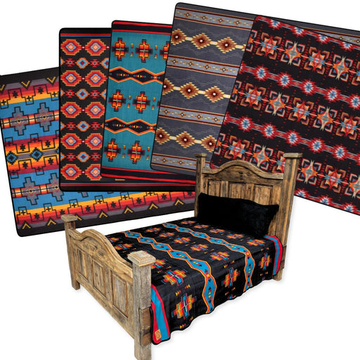 NEW!! 6 PACK Queen-Size Lodge Blankets, Only $20.00 each!