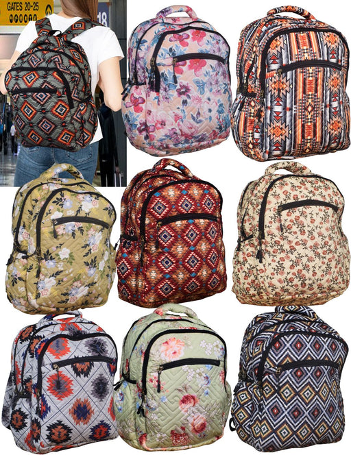 New ! 9 pack Quilted Backpacks, Only $20.00 ea.!