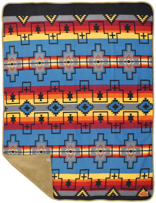 Sherpa-Lined Lodge Blankets, Design #1