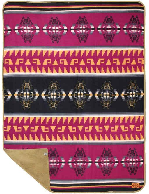 Sherpa-Lined Lodge Blankets, Design #10A