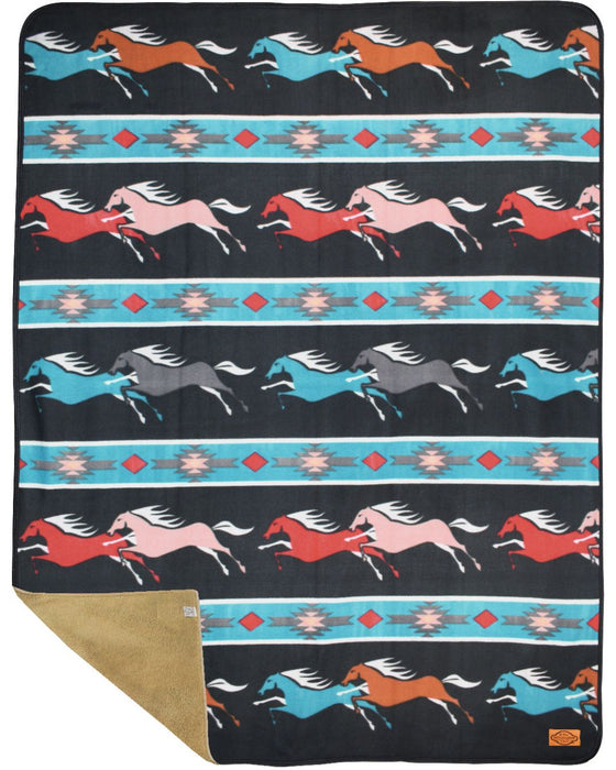 Sherpa-Lined Lodge Blankets, Design #24