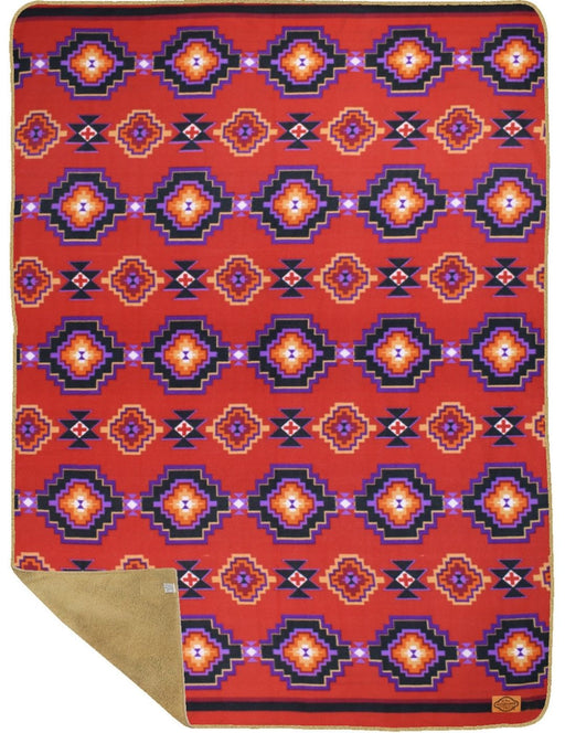 Sherpa-Lined Lodge Blankets, Design #28D