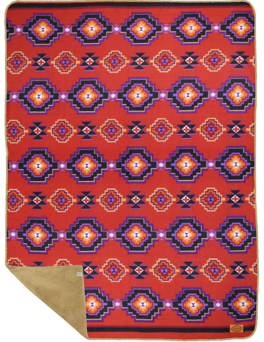 Sherpa-Lined Lodge Blankets, Design #28D