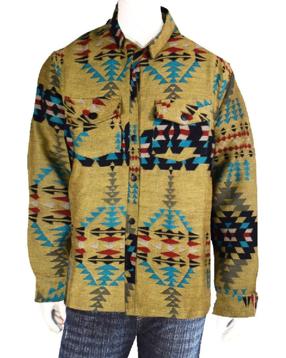 Southwest Woven Shacket #6, Medium