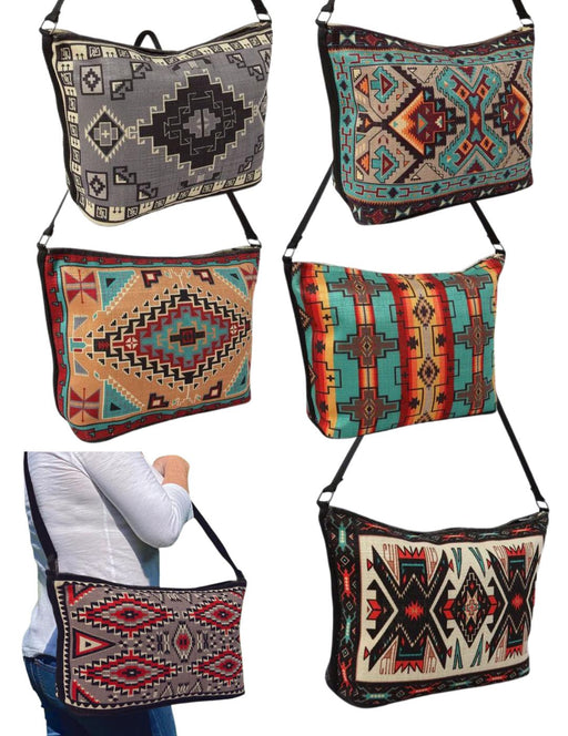 12 Pack Native Style Digital Print Purses, Geometric Designs. Only $9.00 each!